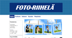 Desktop Screenshot of foto-riihela.com